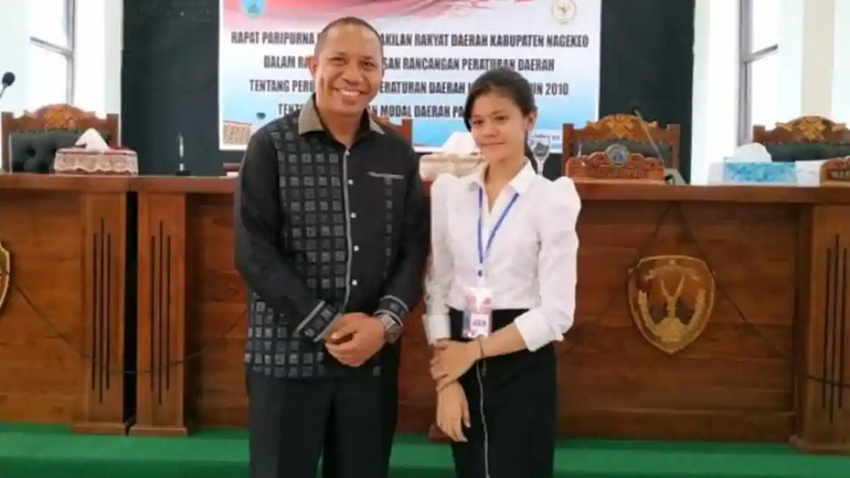 Jadi Anggota DPRD Nagekeo 'Sehari, Begini Komentar Reinildis Jeslin Jingi