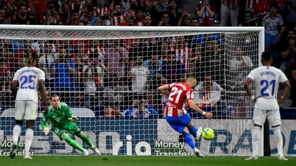 Hasil Atletico vs Real Madrid, Gol Yannick Carrasco Menangkan Atletico, Real Madrid Kalah