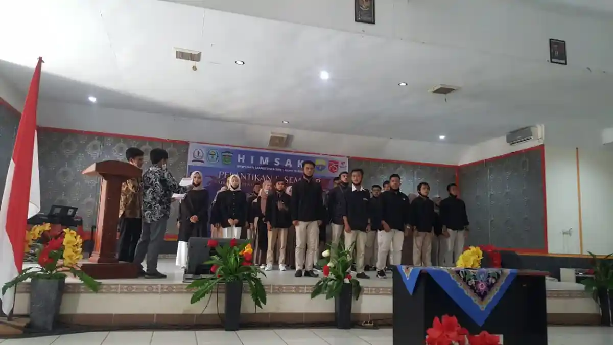 Kepengurusan HIMSAK 2020-2021 Dikukuhkan, Presiden Berharap Bisa Berkolaborasi