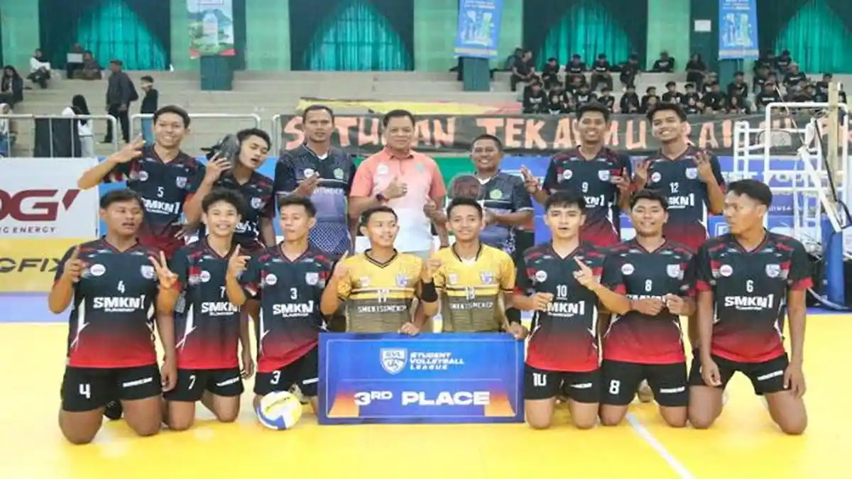 SMKN 1 Sumenep Juara 3 SVL Indonesia 2026, Bangkit Usai Kalah di Set Pertama