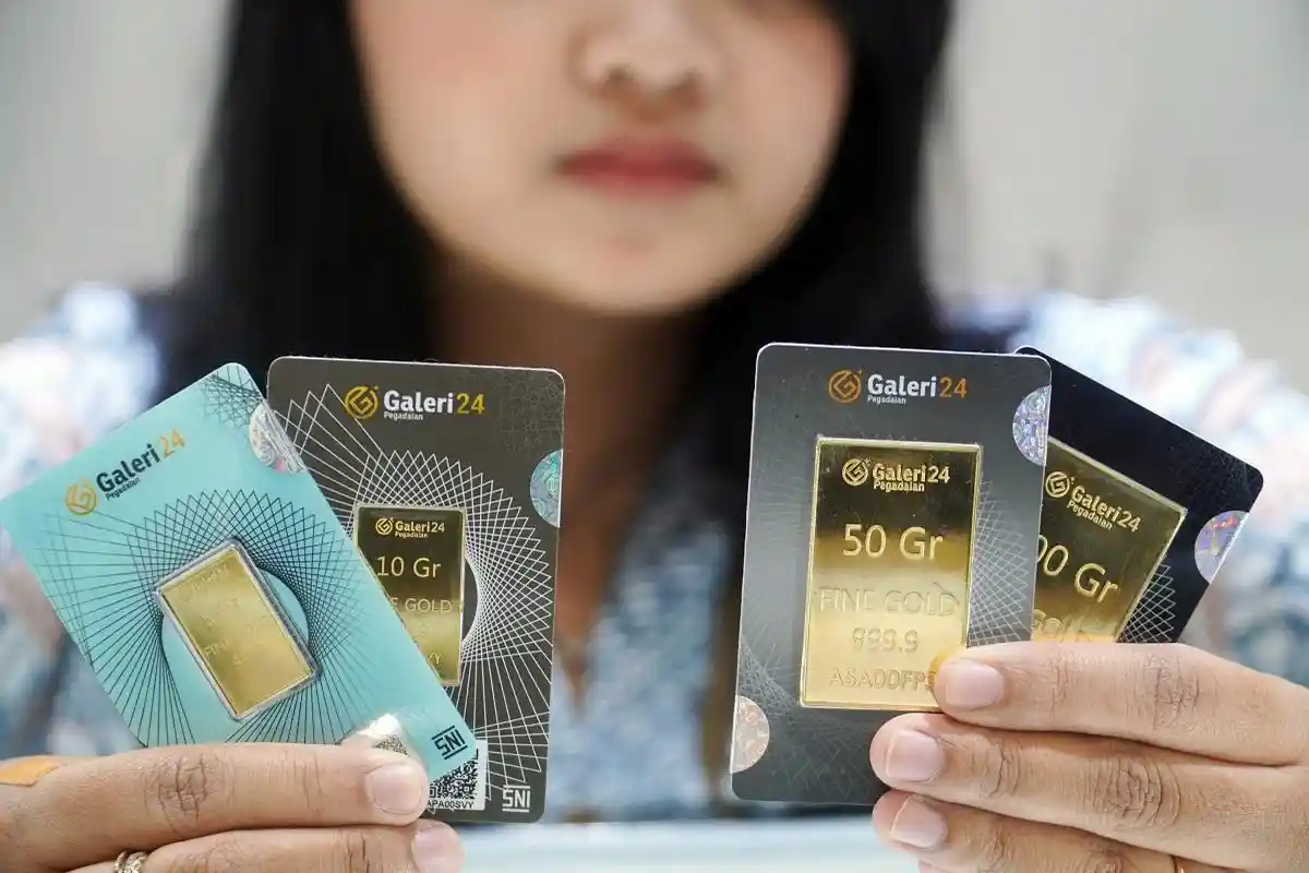 Hari ini Harga Emas Antam Naik Rp 8.000 Per Gram, di Pegadaian Malah Turun