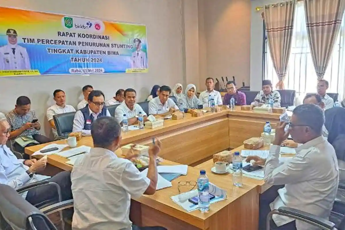 Pemkab Bima Gelar Rapat Koordinasi Lintas Sektor untuk Tekan Angka Stunting