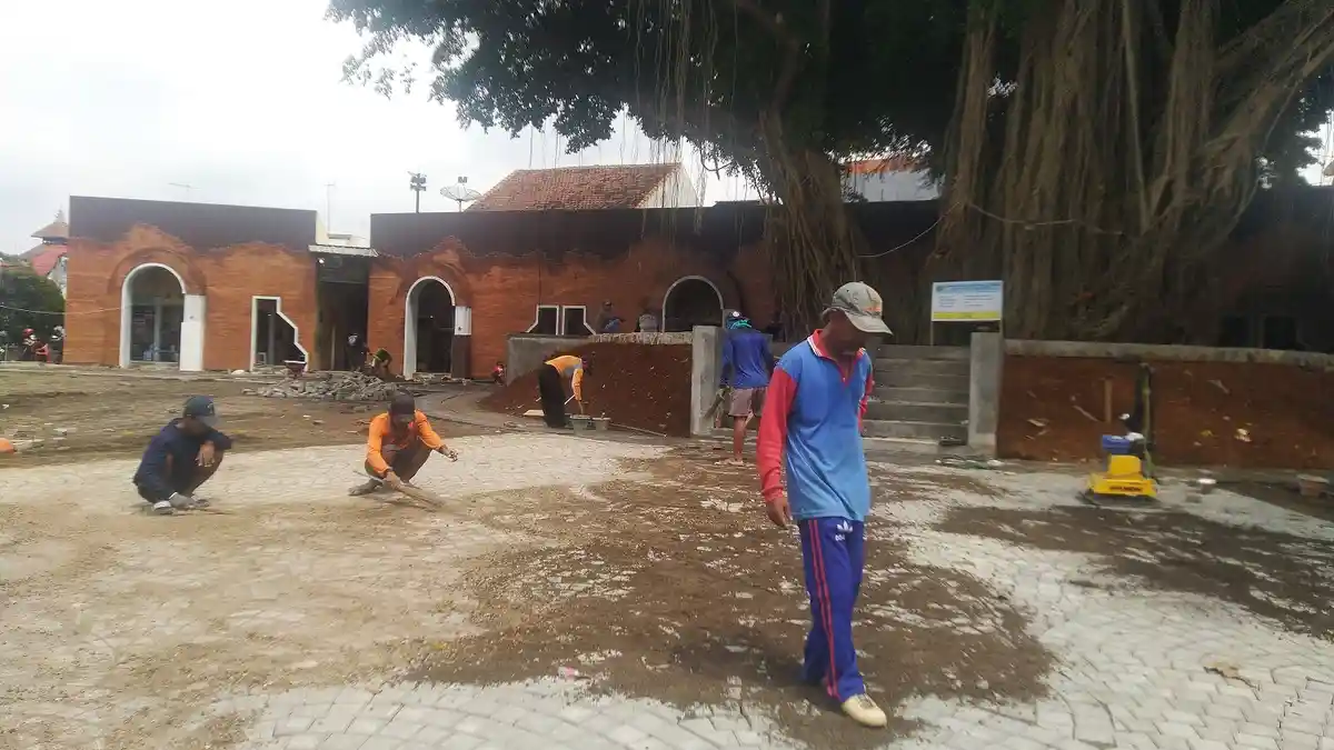 Taman Menara Kudus Dijadikan Selter Peziarah, Jadmiko: Progres Pembangunan Capai 70 Persen