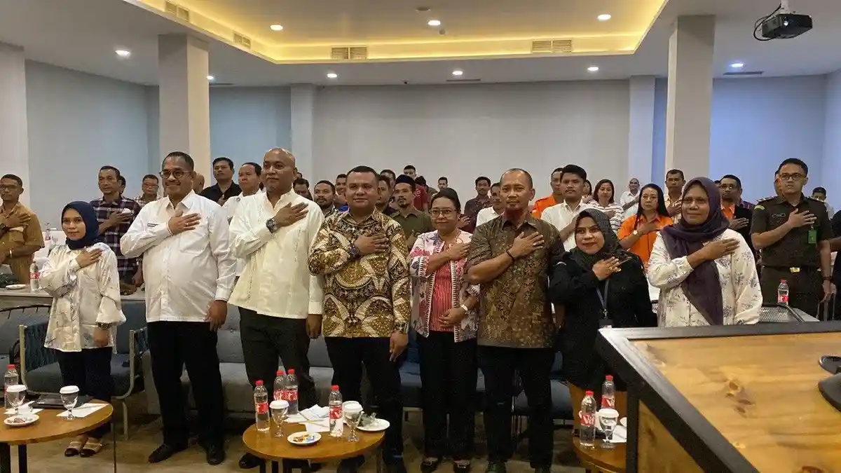 KPU Kota Ambon Gelar Rakor dan Sosialisasi Pilkada Serentak 2024