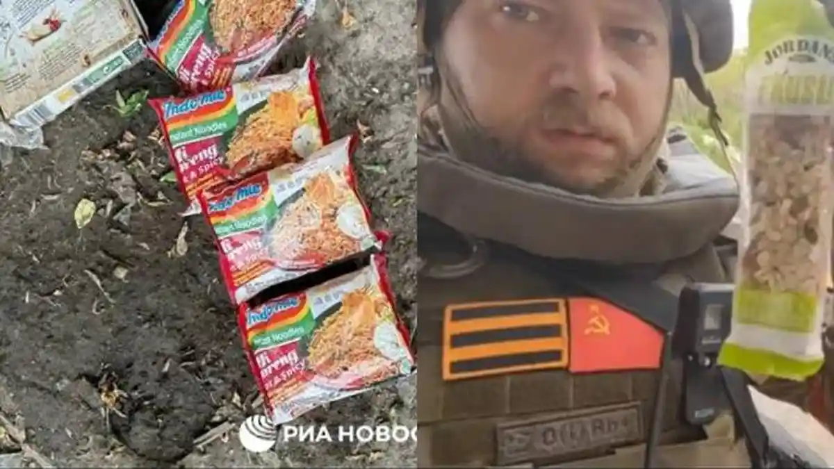 Indomie Goreng Beredar di Medan Perang Rusia vs Ukraina, Ditemukan di Markas Pasukan Zelenskyy