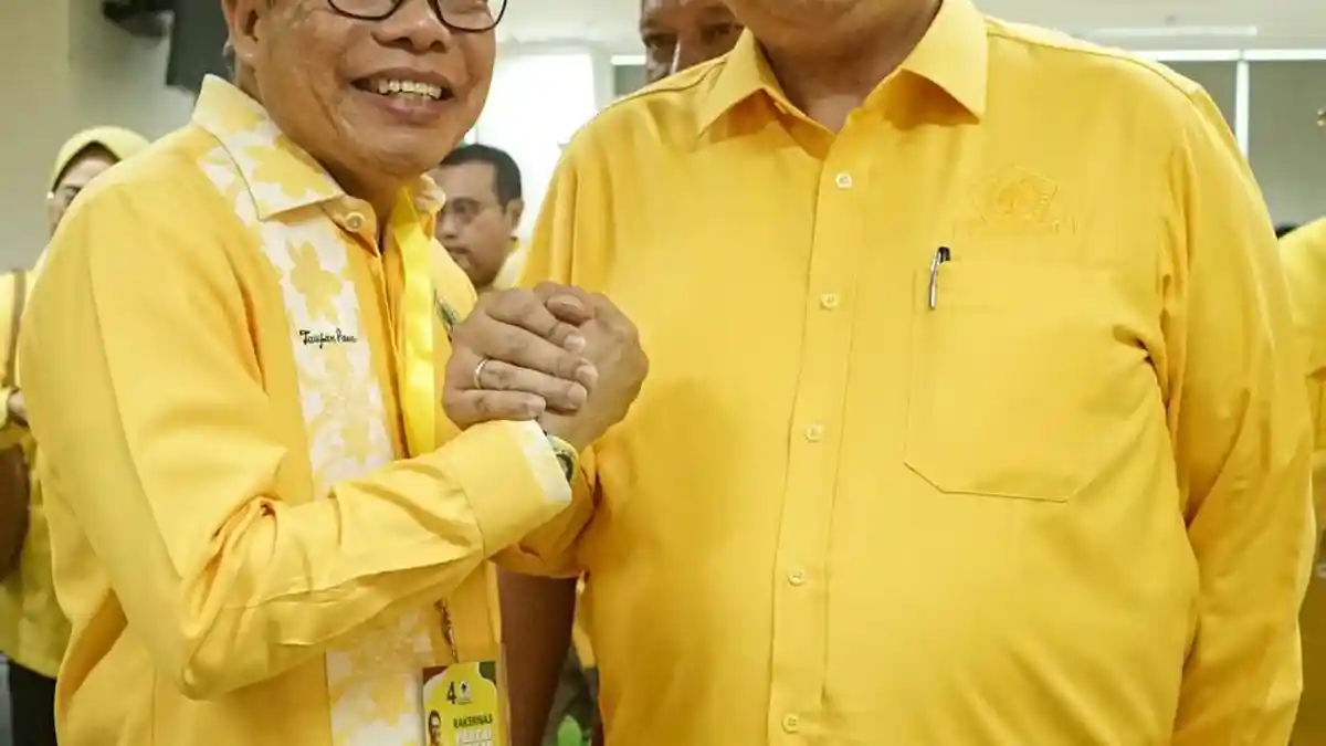 Hadiri Rakernas, Taufan Pawe Tegaskan Golkar Sulsel Solid Menangkan Airlangga Presiden 2024