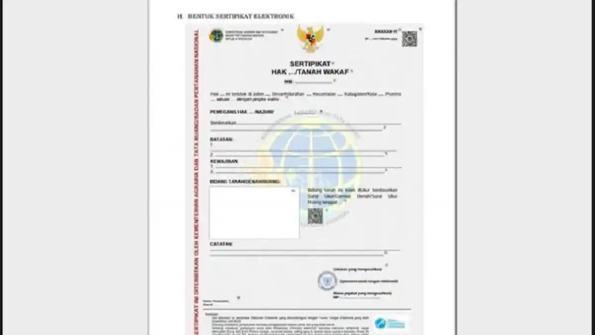 Menteri Sofyan Djalil: Sertifikat Tanah Masih Berlaku Sampai Ada Sertifikat Elektronik