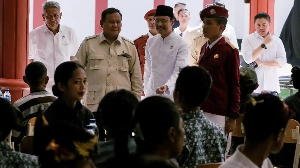 Kunjungi SRMP 17 Tabanan, Ini Pesan Presiden Prabowo