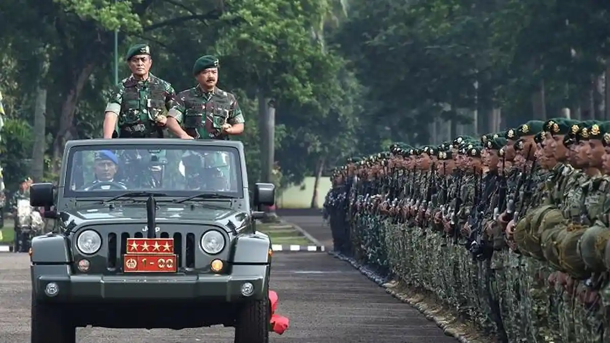 Panglima TNI Pimpin Apel Khusus 1.500 Prajurit Kostrad