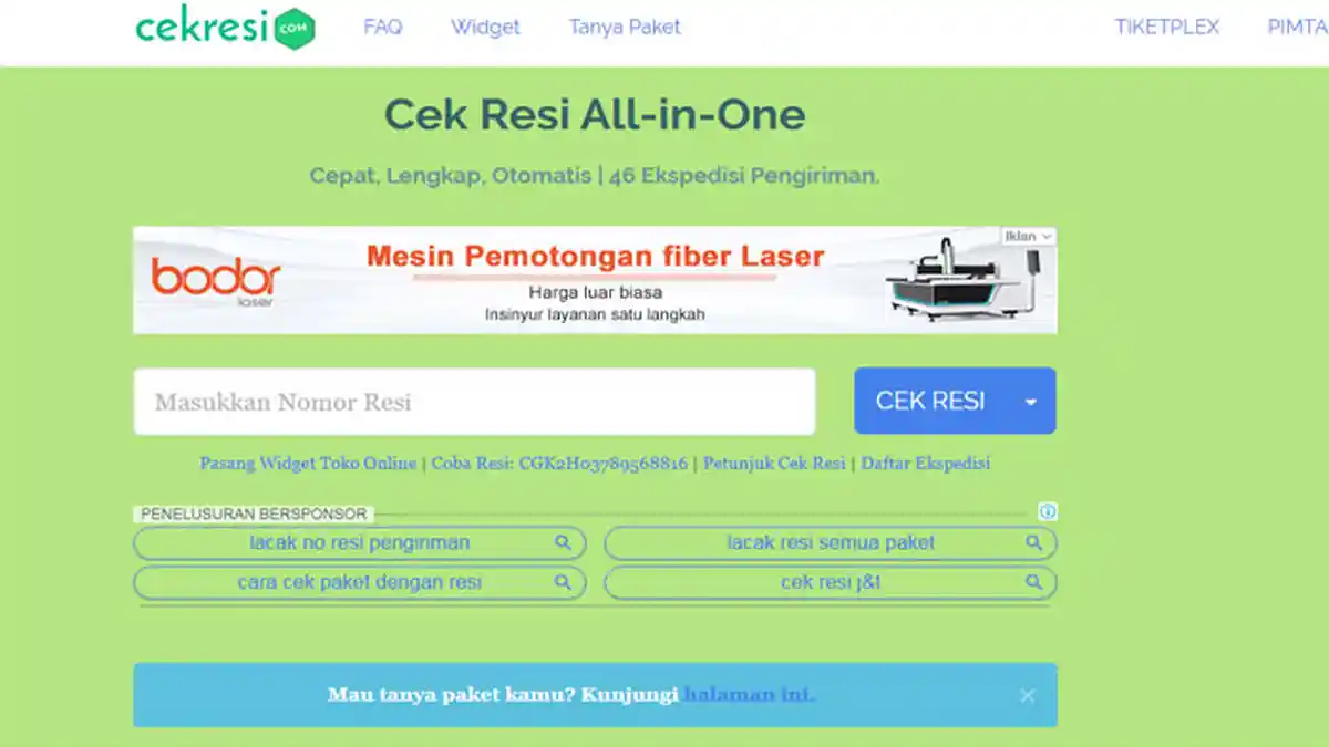 Cara Cek Resi Paket JNE, TIKI, POS dan J&T Paling Mudah, Cukup Masukkan Nomornya Disini !