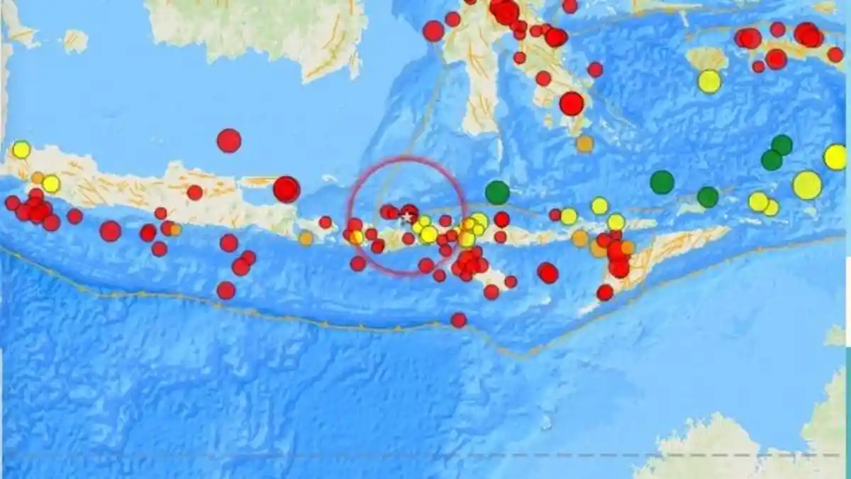 Gempa Bumi Terkini, Magnitudo 2.2 Guncang Nusa Tenggara Barat dengan Kedalaman 10Kilometer