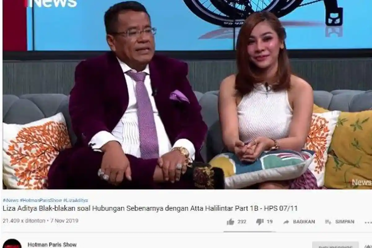 Blak-blakan Liza Aditya ke Hotman Paris, Akui Pendatang Baru Cari Sensasi, dan Merasa Cantik