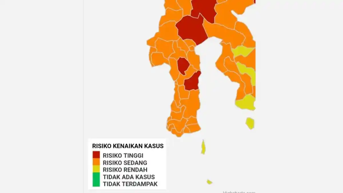 Makassar Kini Zona Oranye, Sisa 3 Daerah Zona Merah di Sulsel