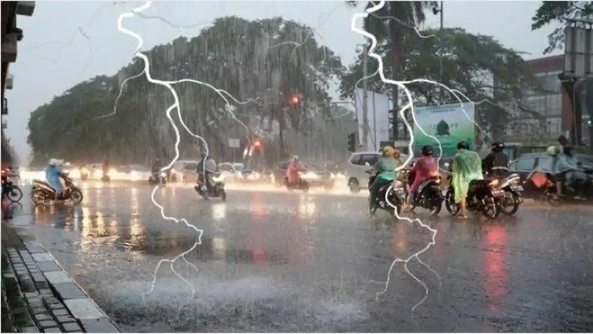 Peringatan Dini Cuaca Jambi Rabu Sore ini, BMKG Peringatkan 3 Kabupaten