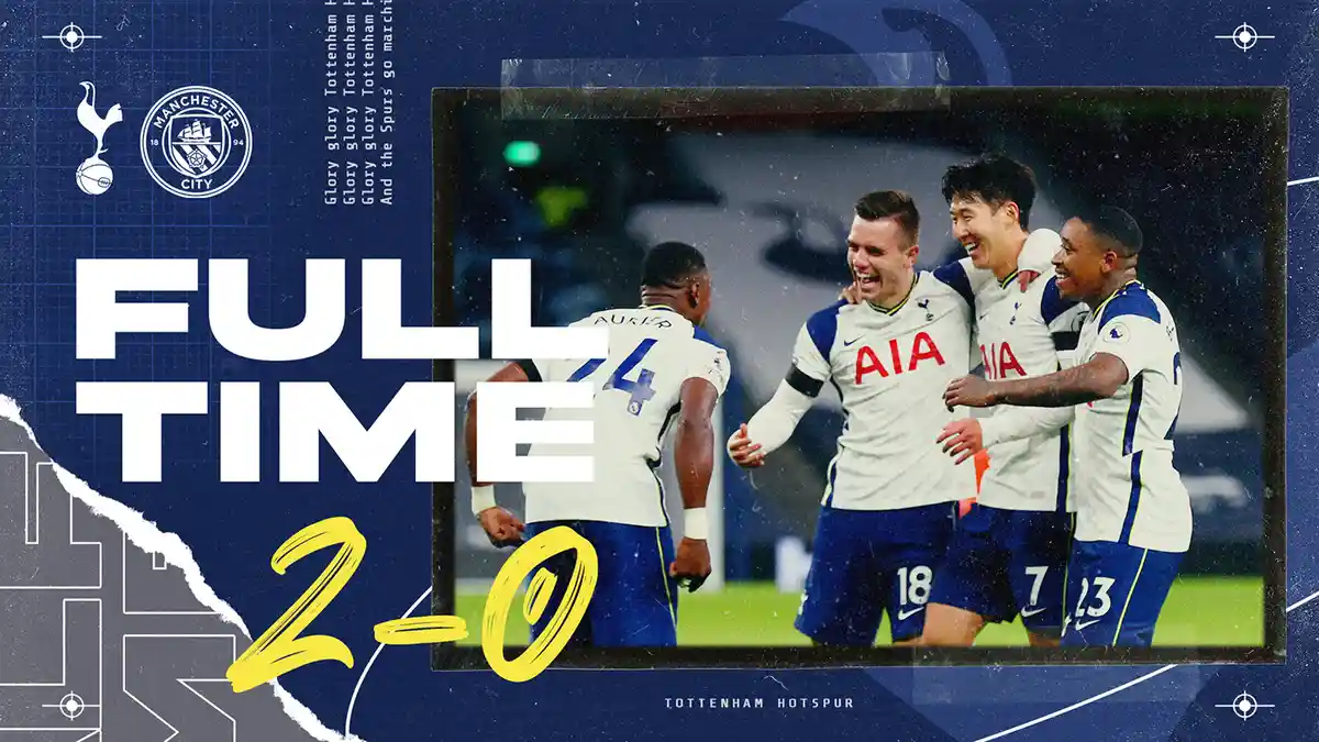 Hasil Liga Inggris Tottenham vs Man City, Son Heung-min Cetak Gol Lagi, Spurs Menang