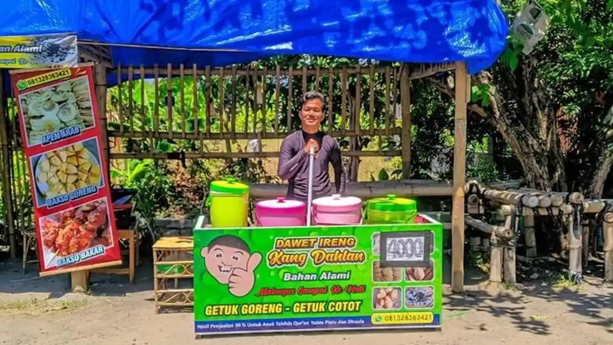 Kisah Dimas Landung Dwi Prakoso, Penjual Dawet di Bantul yang Punya IPK 3,84