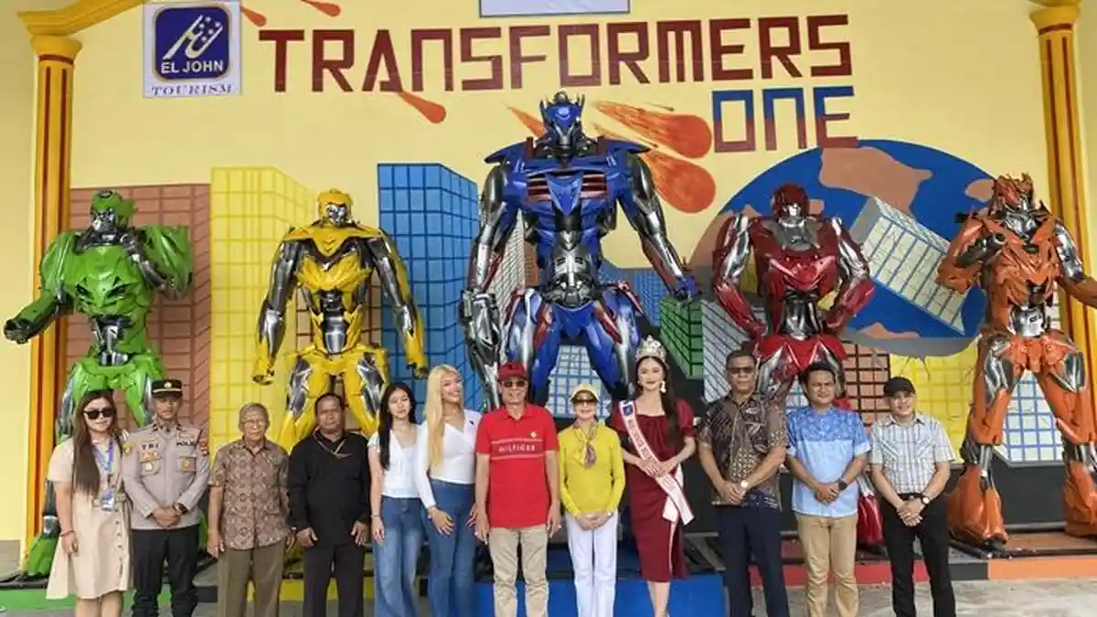 Bangkitkan Nostagia Wisatawan, Tasya Hotspring Ecopark Pemali Hadirkan Ikon Patung Transformers