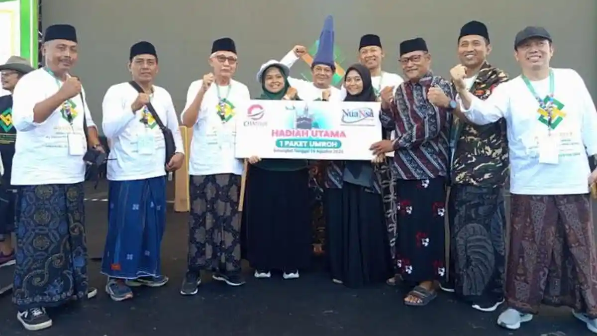 Serunya NU Fest 2025 Bojonegoro, Jalan Sehat Bersarung Berhadiah Umroh
