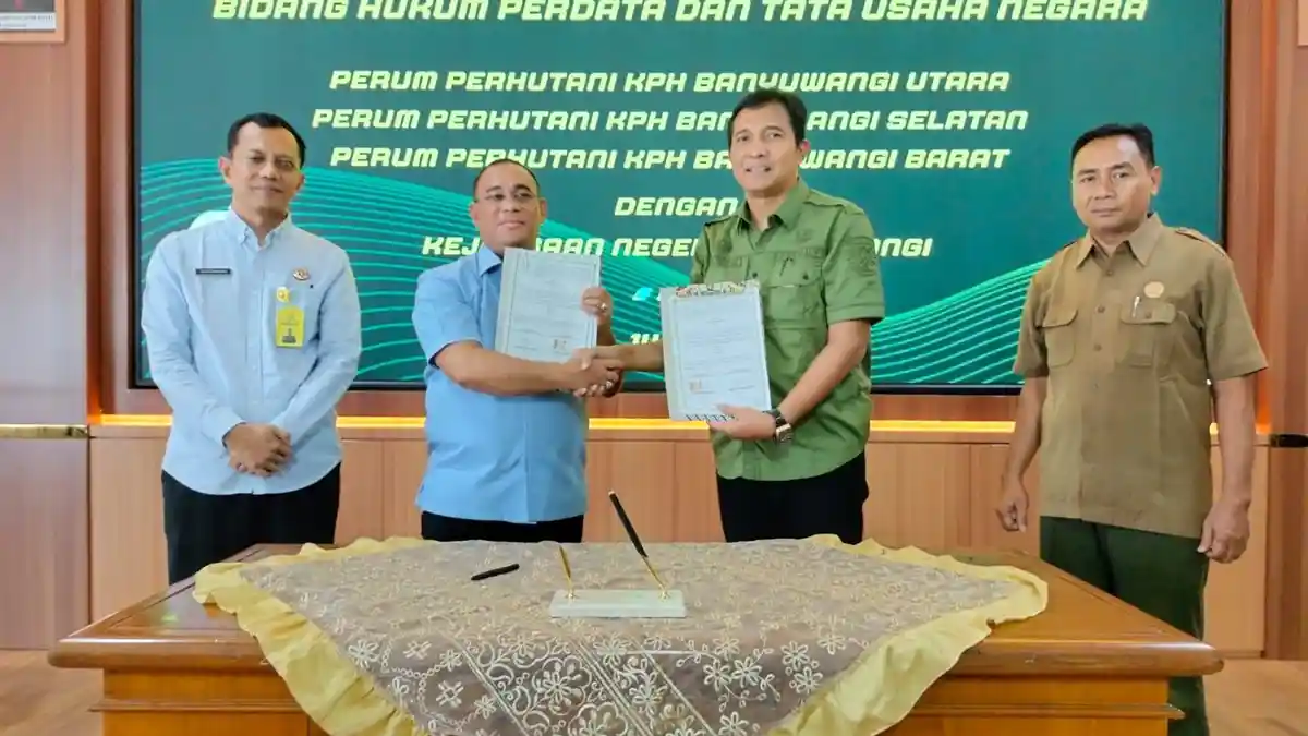 MoU Perhutani dan Kejari Banyuwangi, Komitmen Jaga Hutan Tetap Lestari