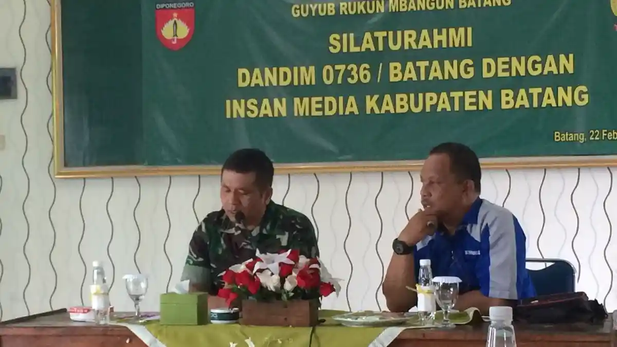 Dandim Batang Instruksikan ke Seluruh Babinsa Bersinergi dengan Insan Media