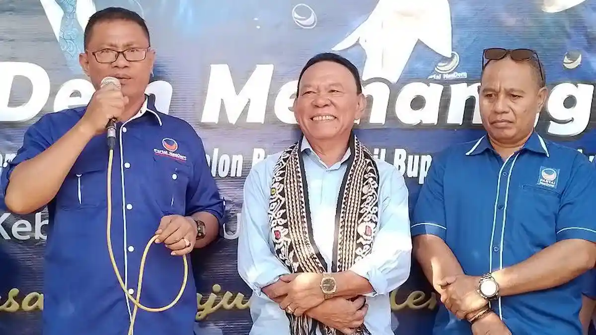 Pilkada Kabupaten Kupang, Korinus Masneno Daftar ke DPD Nasdem