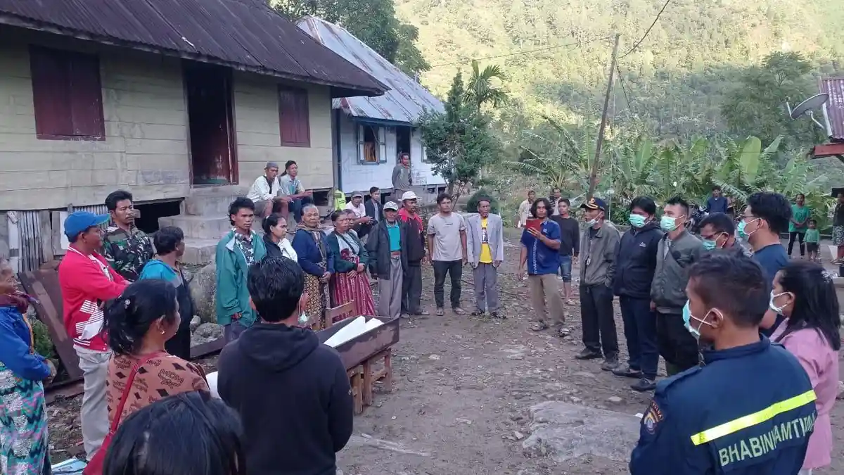 Polsek Palipi Lakukan Penyelidikan Kebakaran Rumah dengan Satu Orang Korban Jiwa