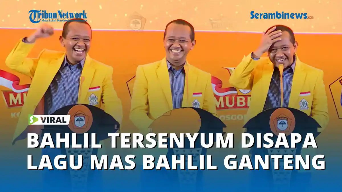 VIDEO - Bahlil Tersenyum Disambut Lagu Viral 'MBG Mas Bahlil Ganteng ...