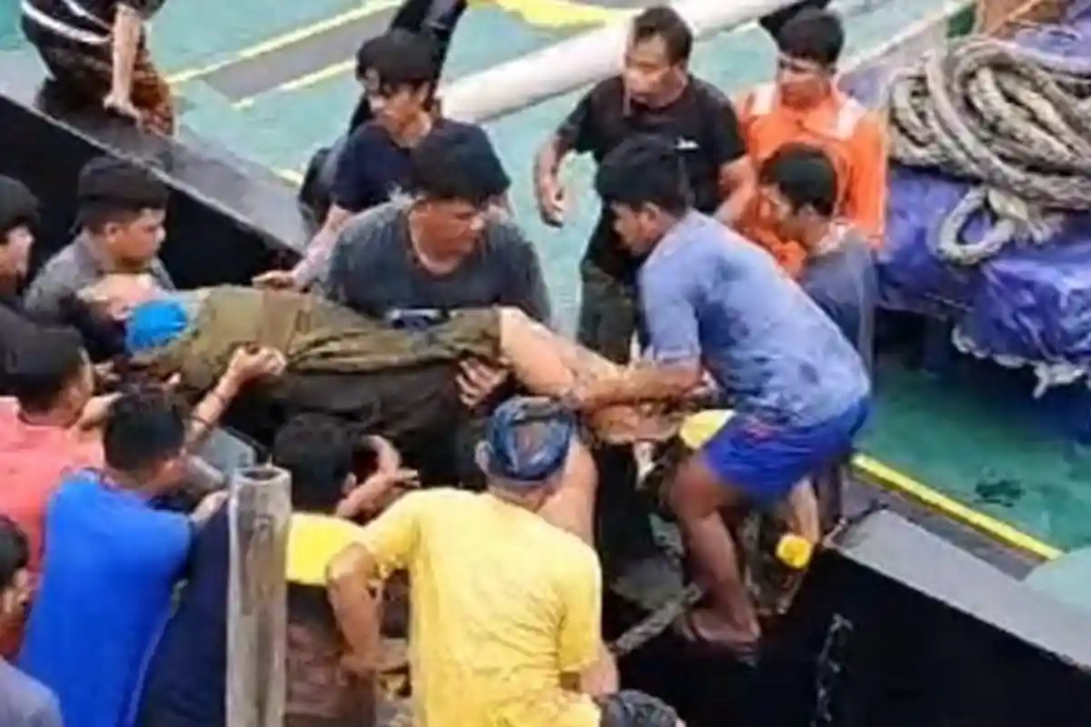 LCT Karya Fortuna Karam di Perairan Muara Pegah Kukar, 1 ABK Dikabarkan Tewas