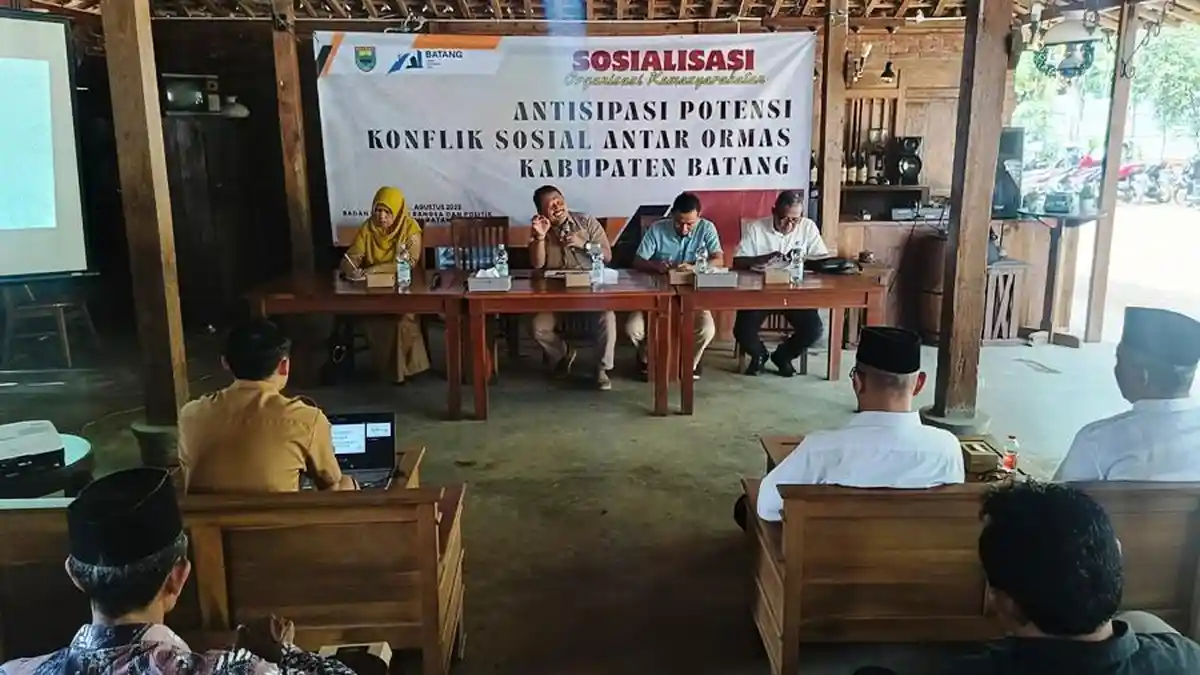 Kesbangpol Batang Dorong Strategi Pentahelix Antisipasi Gesekan Ormas