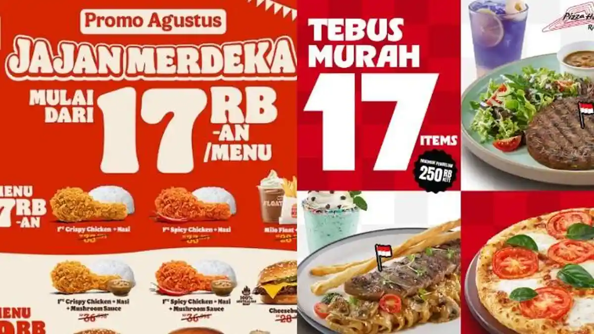 Daftar 6 Promo Makanan yang Berlaku Mulai 8 Agustus 2025, Ada KFC hingga Pizza Hut
