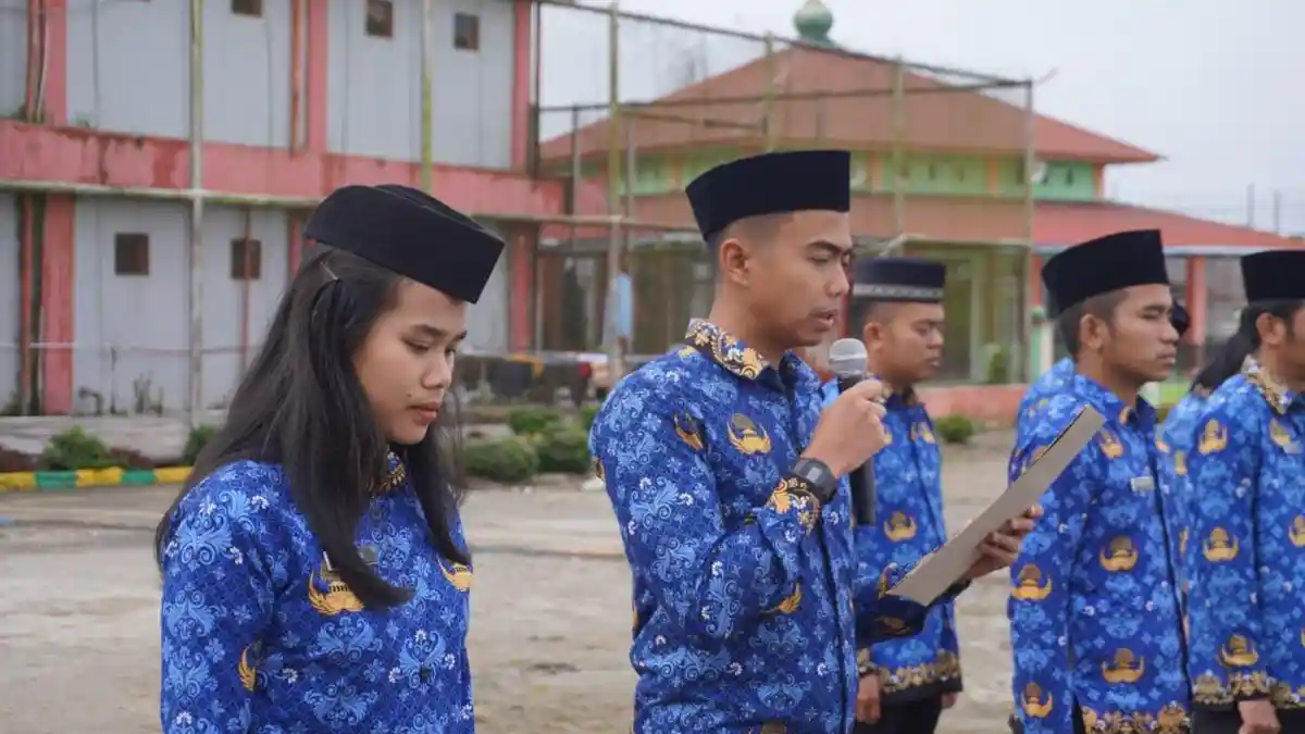 Rutan Humbahas Laksanakan Upacara HUT KORPRI ke-53