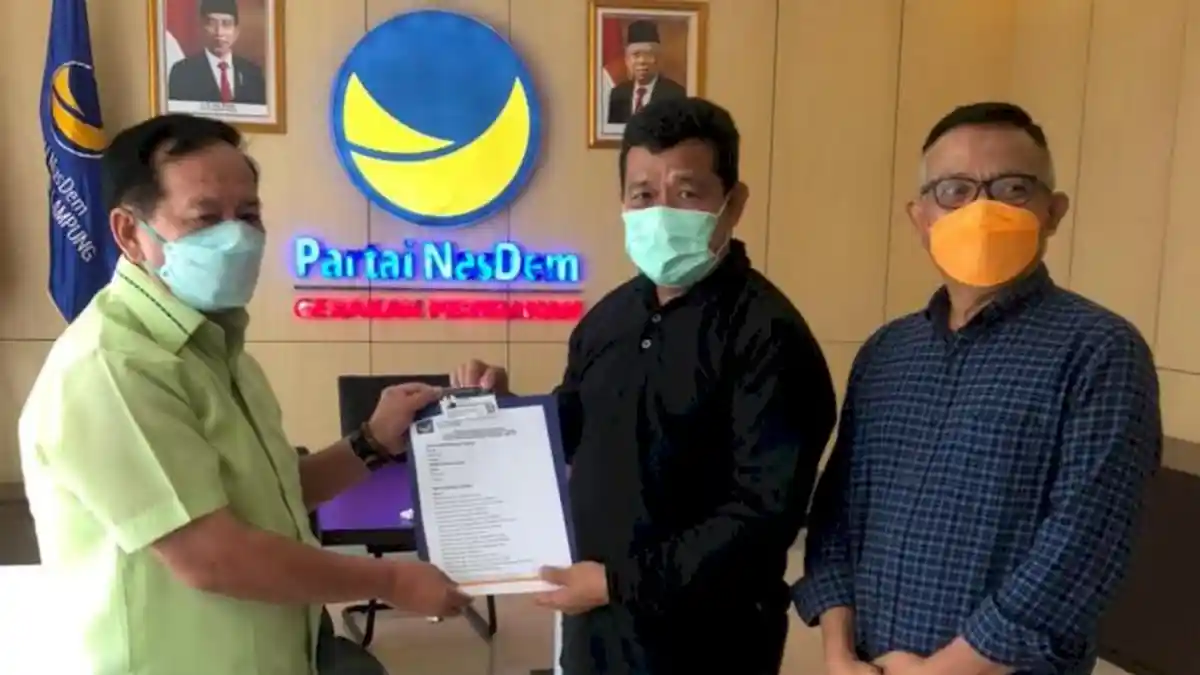Setelah Herman HN dan M Nasir, Giliran Dedi Afrizal Hijrah ke NasDem Lampung