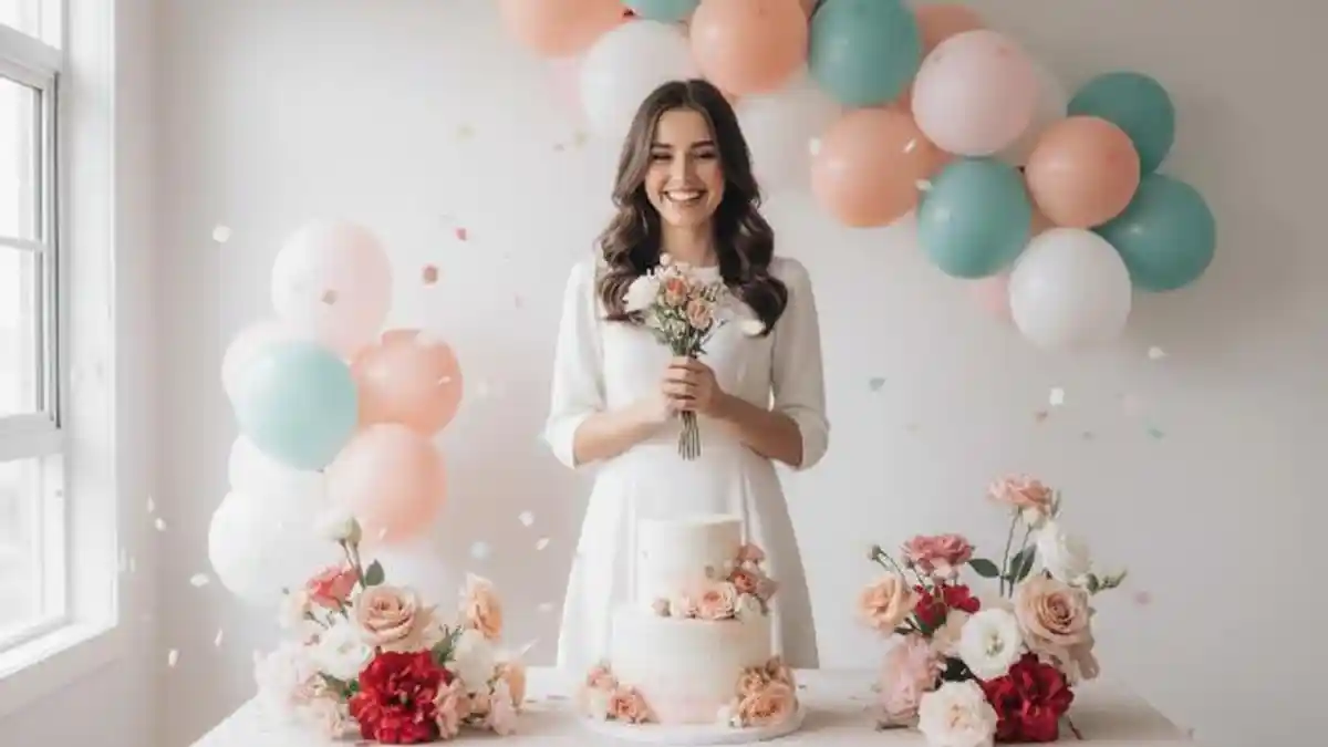 Prompt Gemini AI Foto Ulang Tahun Instagramable dengan Hiasan Balon dan Confetti