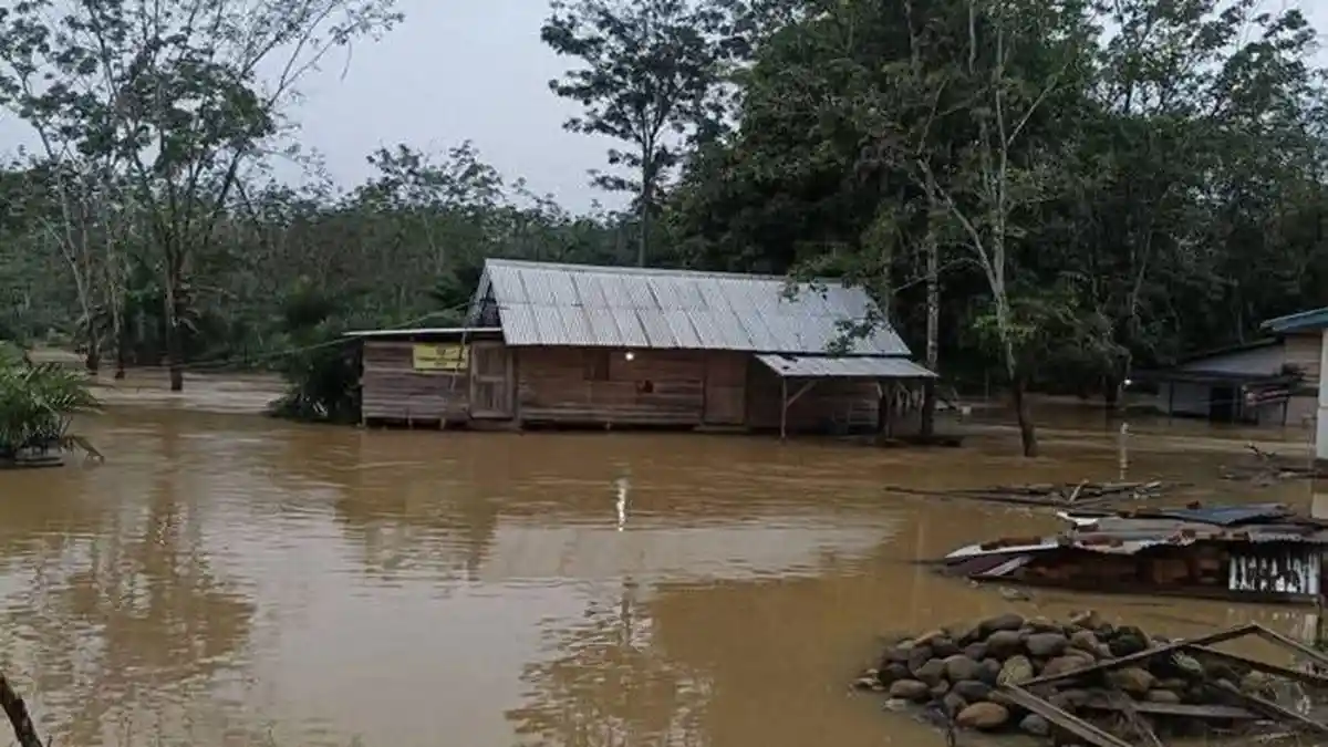31 KK Terdampak Banjir di BTS Ulu Musi Rawas, Tinggi Air Ada yang Capai Pinggang Orang Dewasa