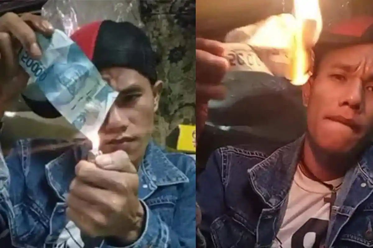 VIDEO Lengkap Live Facebook Sitanggang Parsamosir, Bakar Banyak Uang Rp 50 ribu dan lainnya. .