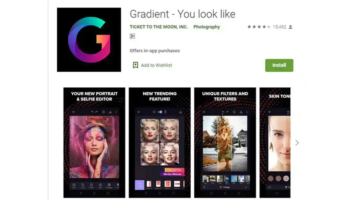 Cara Menggunakan Gradient Aplikasi Ubah Wajah Jadi Mirip Artis yang ...