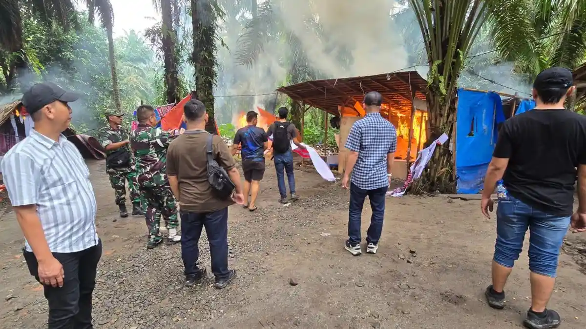 Barak Narkoba di Langkat Digerebek, Kodam I/BB Sejumlah Personelnya dan Puluhan Warga Sipil