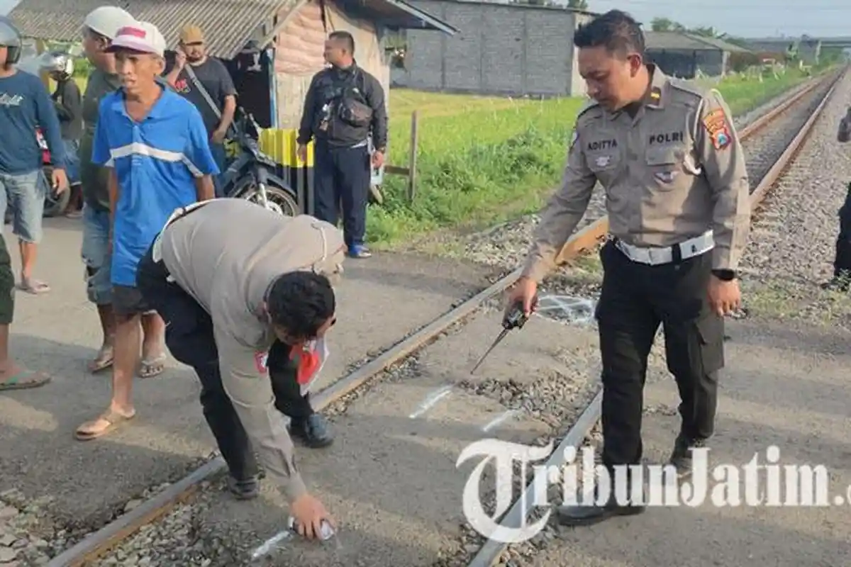 Hasil Olah TKP Kecelakaan Maut di Probolinggo Kereta Vs Pickup yang Tewaskan Pasutri dan Buruh Tani