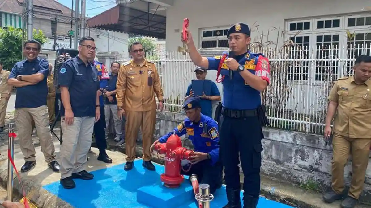 Pangkalpinang Pasang Hidran di Tengah Kota, Isi Air Cuma 5 Menit, Penanganan Kebakaran Lebih Cepat