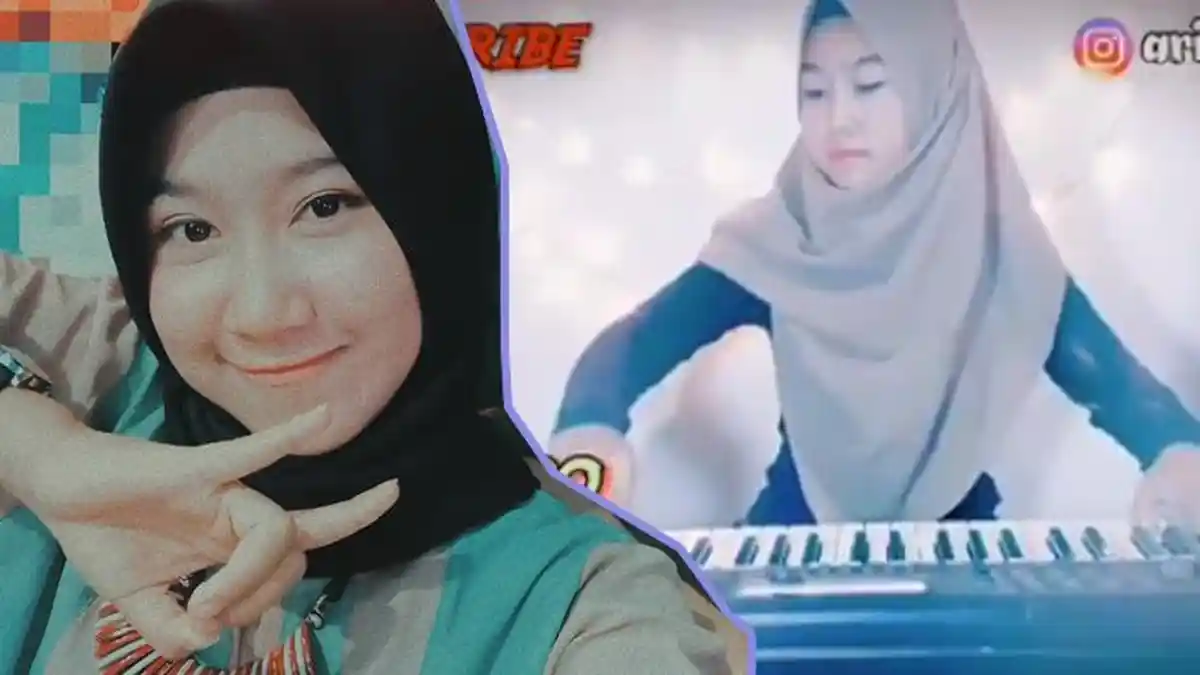 Viral Aksi Keybordist Arindi Putri, Mainkan Keyboard Ala Musik DJ, Skillnya Dilirik 2 DJ Ternama