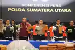 Polda Sumut Gagalkan Peredaran 72 Kg Sabu dan 151 Kg Ganja dari Berbagai Jaringan