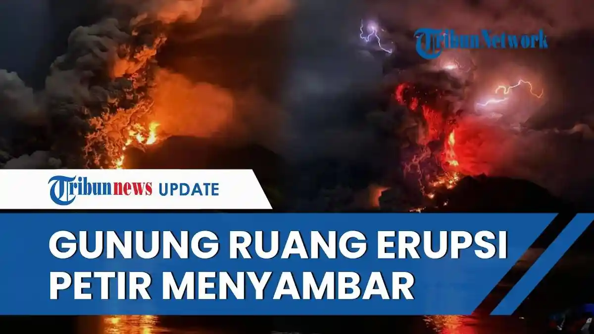 Status Gunungapi Ruang Naik Jadi Awas, Kepala BNPB ke Lokasi Bawa Logistik dan Kebutuhan Dasar