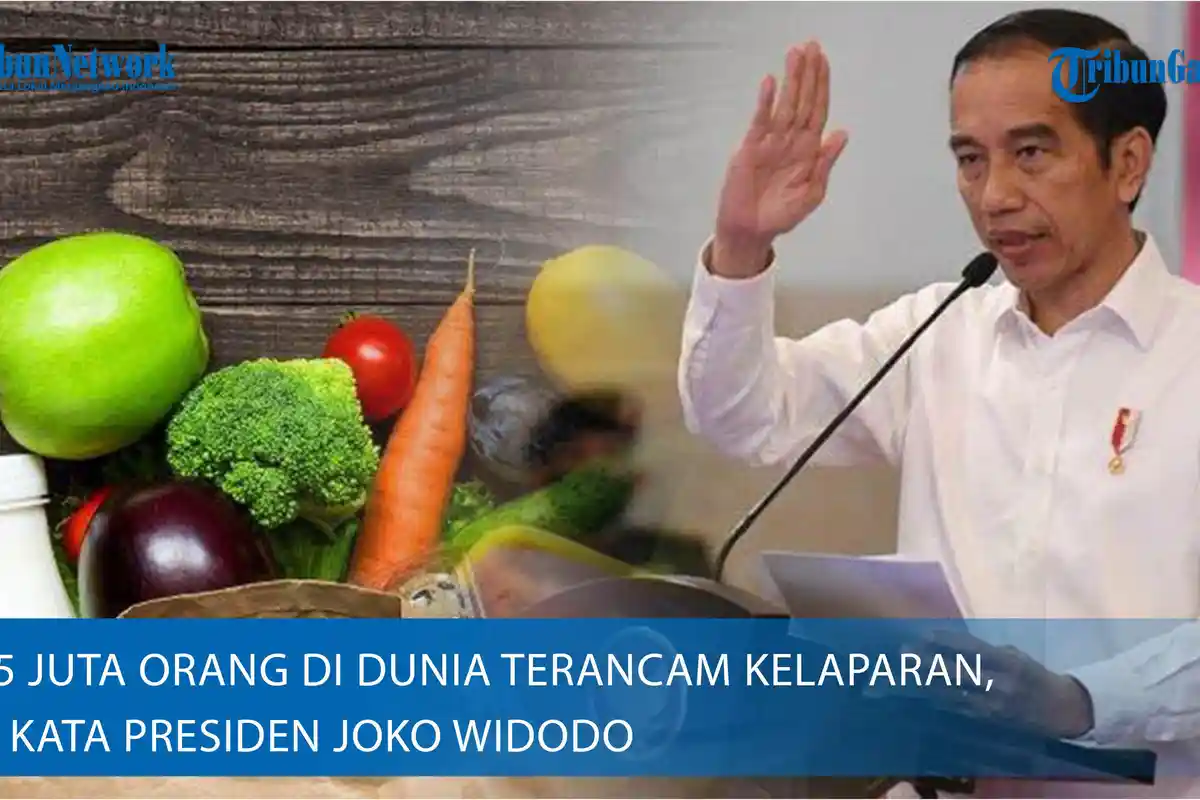 345 Juta Orang di Dunia Terancam Kelaparan, Ini Kata Presiden Joko Widodo