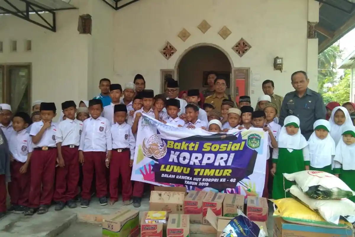 Pengurus Korpri Luwu Timur Salurkan Bantuan ke Panti Asuhan