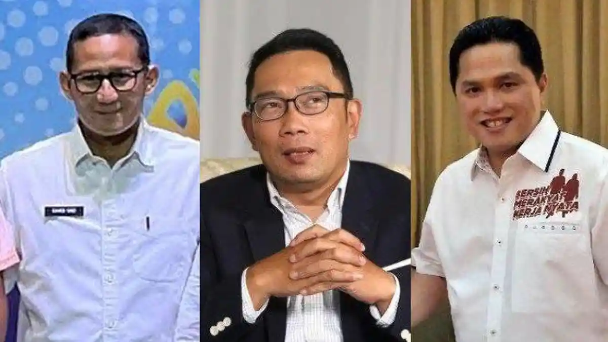 Hasil Survei Litbang Kompas Agustus 2023 Bursa Cawapres, Sandiaga 3 Besar, Erick Thohir Meningkat