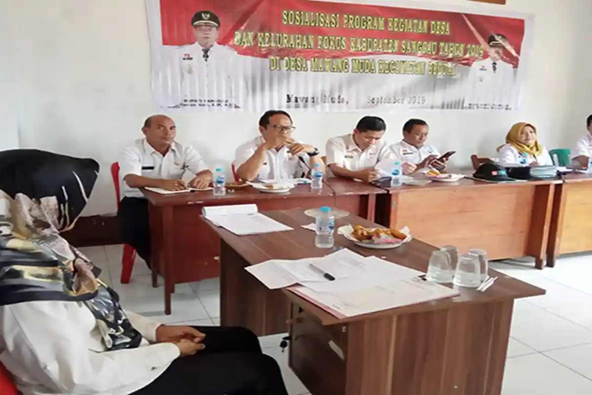 Pemkab Sanggau Fokus Implementasi Program Desa Tahun 2019 di Desa Mawang Muda