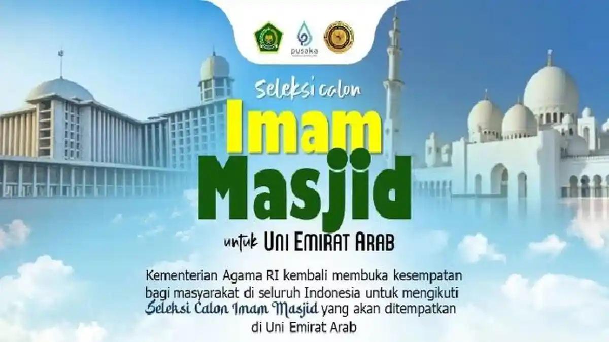 Kemenag Buka Seleksi Imam Masjid di Uni Emirat Arab