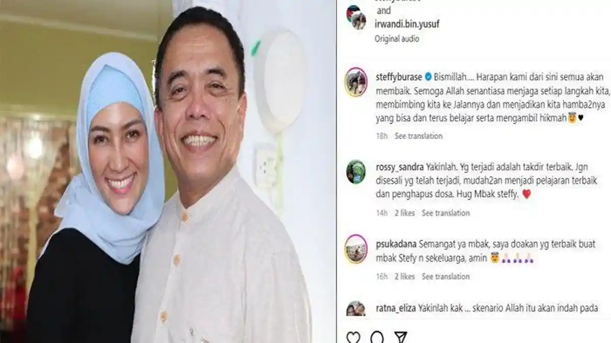 Buku Nikah Tak Terbit, Model Asal Manado Steffy Burase Ceraikan Irwandi Yusuf Mantan Gubernur Aceh