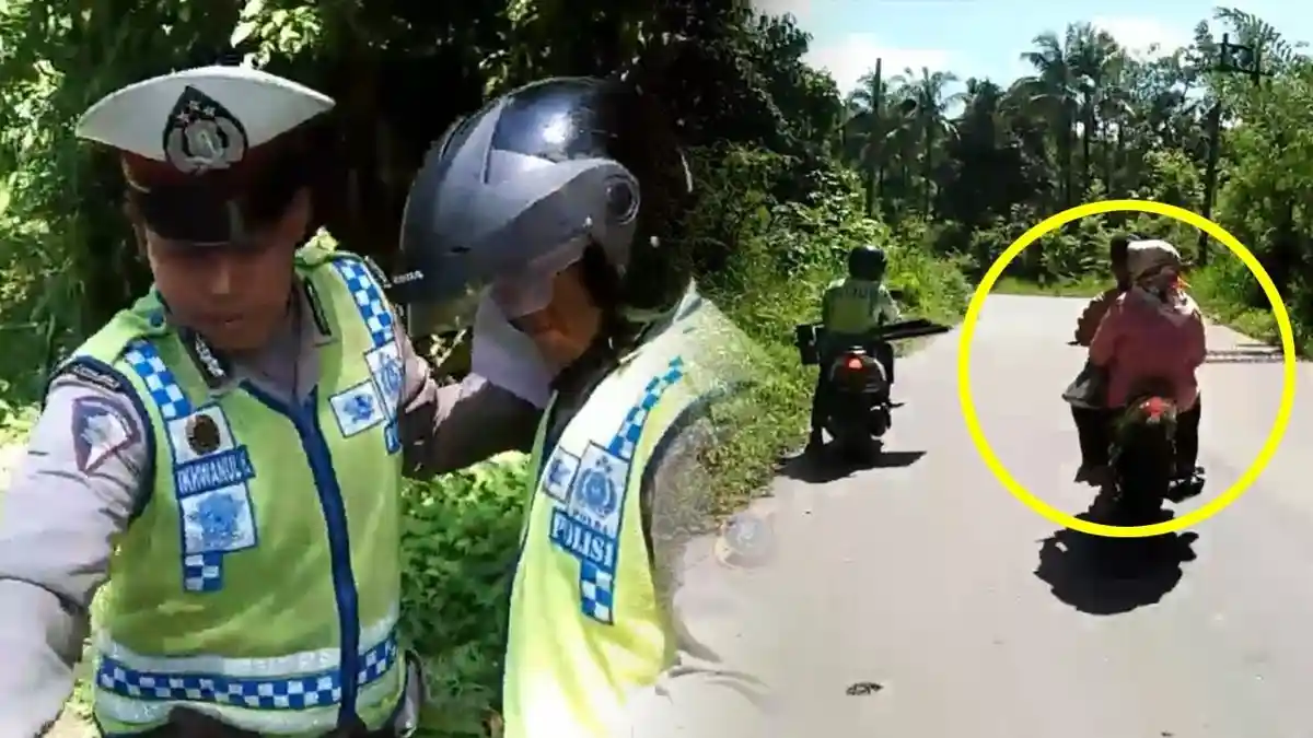 Tak Terima Pengendara Lain Diloloskan, Pria Protes hingga Bentak Polisi yang Menilangnya
