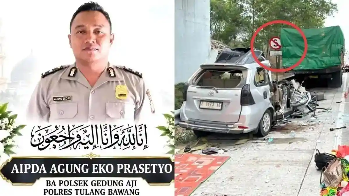 Tragedi Tol: Aipda Agung dan Keluarga Gugur
